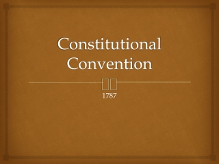 Constitutional Convention