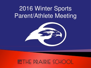 2016 Winter Sports Parent/Athlete Meeting