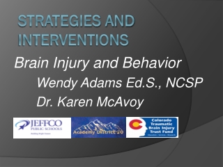 Strategies and Interventions