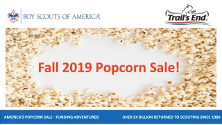 AMERICA’S POPCORN SALE - FUNDING ADVENTURES!