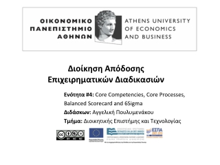 Διοίκηση Απόδοσης Επιχειρηματικών Διαδικασιών