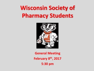 Wisconsin Society of Pharmacy Students