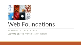 Web Foundations