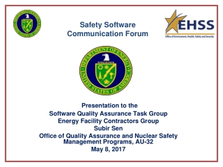 Safety Software Communication Forum