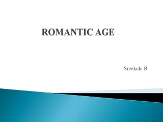 ROMANTIC AGE