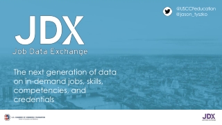 The next generation of data on in-demand jobs, skills, competencies, and credentials