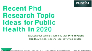 Trending phd research topic ideas for public health 2020