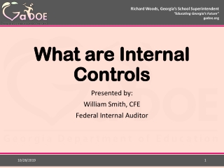 What are Internal Controls