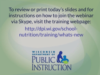 What’s New With School Nutrition