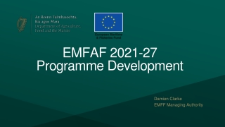 EMFAF 2021-27 Programme Development