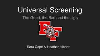 Universal Screening