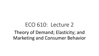 ECO 610: Lecture 2