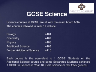 GCSE Science