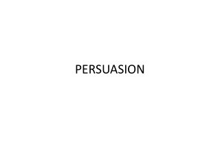 PERSUASION