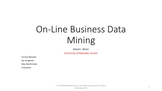 On-Line Business Data Mining