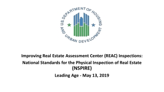 Improving Real Estate Assessment Center (REAC) Inspections: