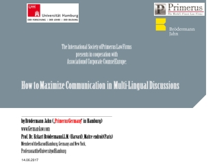 How to Maximize Communication in Multi-Lingual Discussions