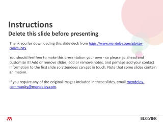 Instructions Delete this slide before presenting