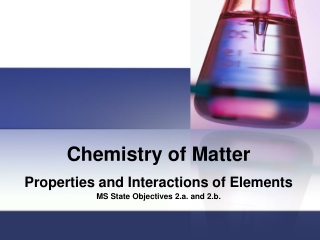 Chemistry of Matter