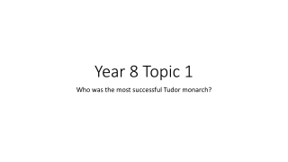 Year 8 Topic 1