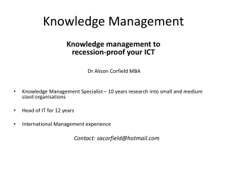 Knowledge Management