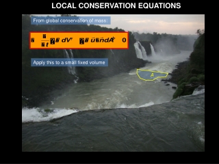 LOCAL CONSERVATION EQUATIONS