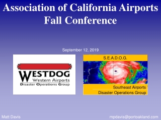 Association of California Airports Fall Conference