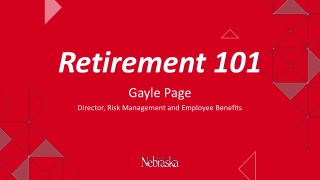 Retirement 101