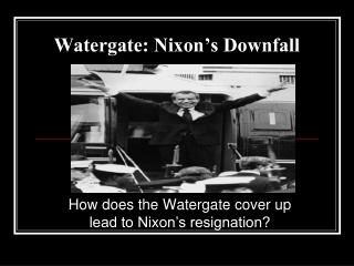 Watergate: Nixon’s Downfall