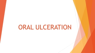 ORAL ULCERATION