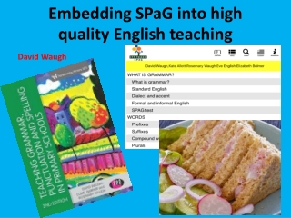 Embedding SPaG into high quality English teaching