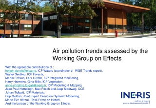 Air pollution trends assessed by the Working Group on Effects