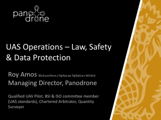 UAS Operations – Law, Safety &amp; Data Protection