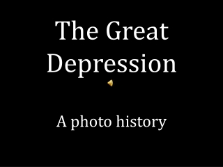 The Great Depression