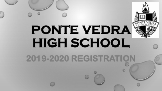 PONTE VEDRA HIGH SCHOOL