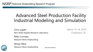 Advanced Steel Production Facility Industrial Modeling and Simulation