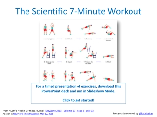 The Scientific 7-Minute Workout