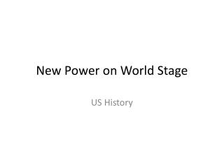 New Power on World Stage