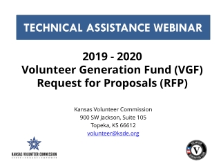 TECHNICAL ASSISTANCE WEBINAR