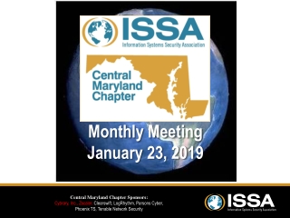 Monthly Meeting January 23, 2019