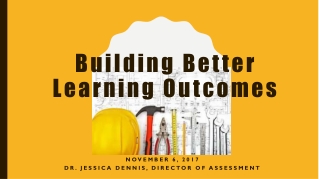 Building Better Learning Outcomes