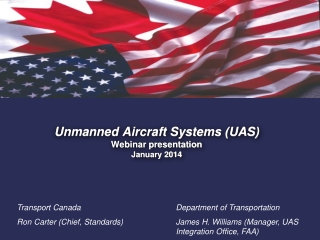 Unmanned Aircraft Systems (UAS) Webinar presentation January 2014