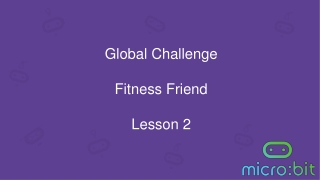 Global Challenge Fitness Friend Lesson 2
