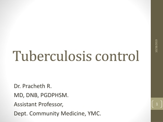 Tuberculosis control