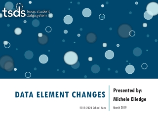 Data Element Changes