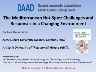 The Mediterranean Hot-Spot: Challenges and Responses in a Changing Environment