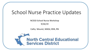 School Nurse Practice Updates