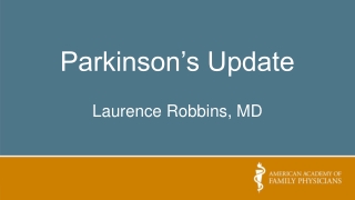 Parkinson’s Update