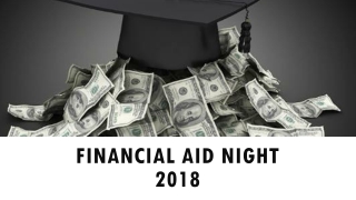 Financial Aid Night 2018