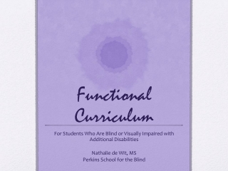 Functional Curriculum